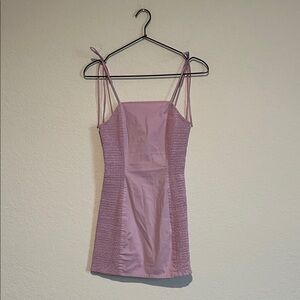 Urban Outfitters X Eggie Pale Pastel Purple Mini Dress